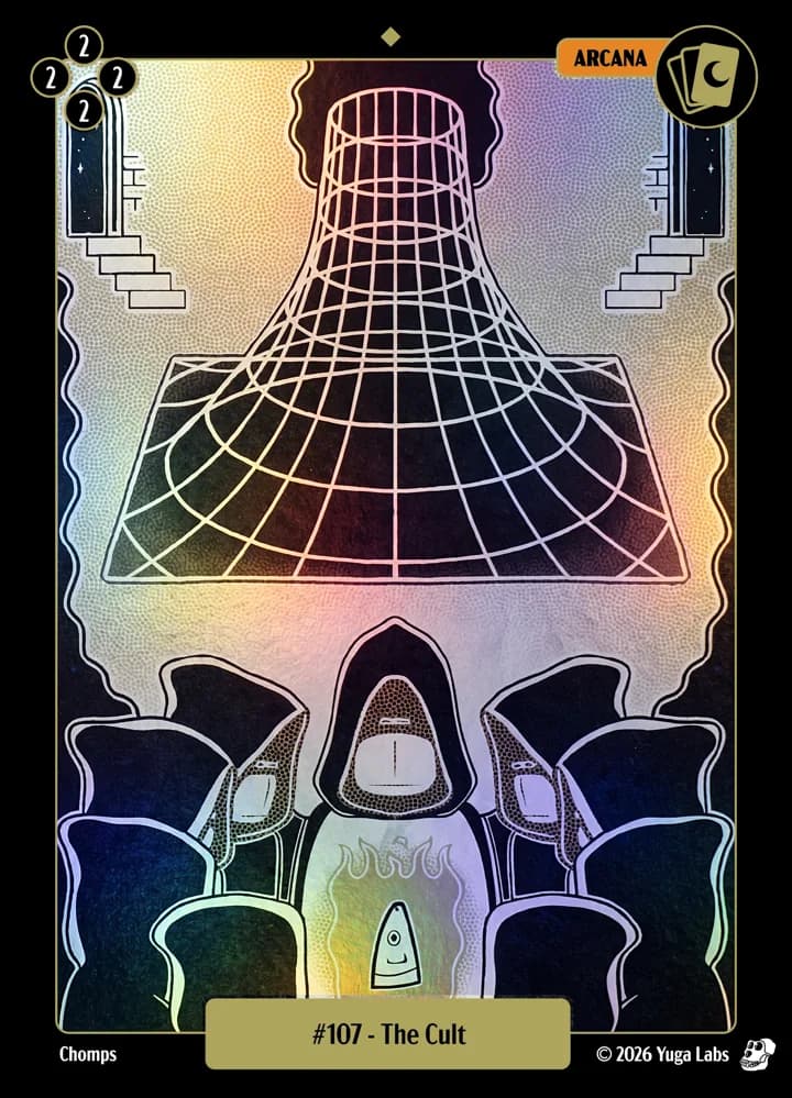 #107 The Cult foil card art