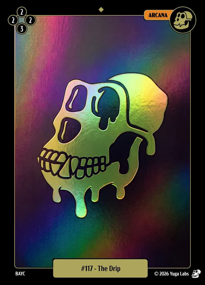 #117 The Drip foil card art