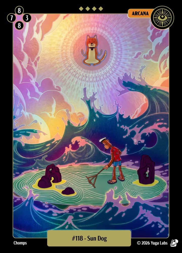 #118 Sun Dog foil card art