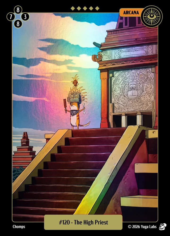 #120 The High Priest foil card art