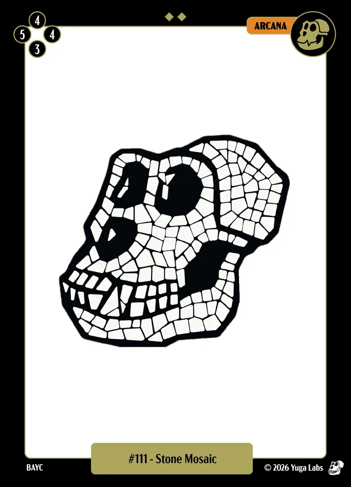 #111 Stone Mosaic card art