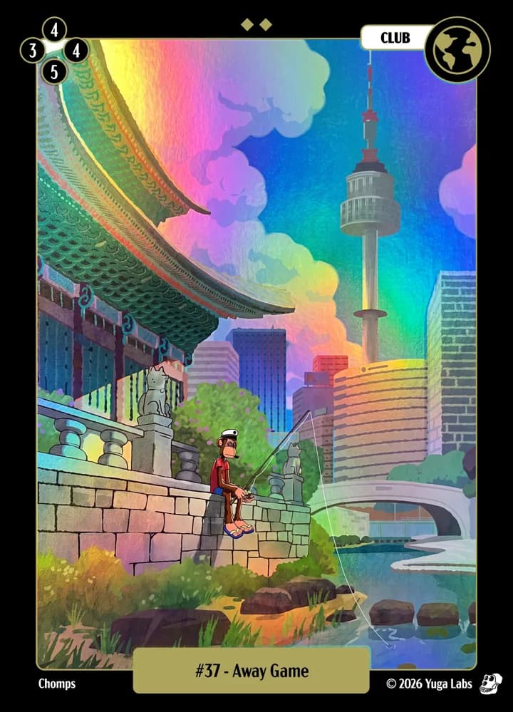 #37 Away Game foil card art